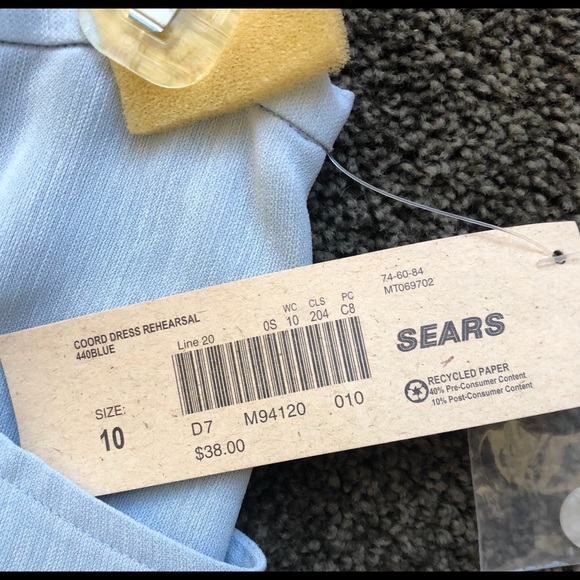 New light blue “Apostrophe” suit jacket and skirt - Picture 7 of 7